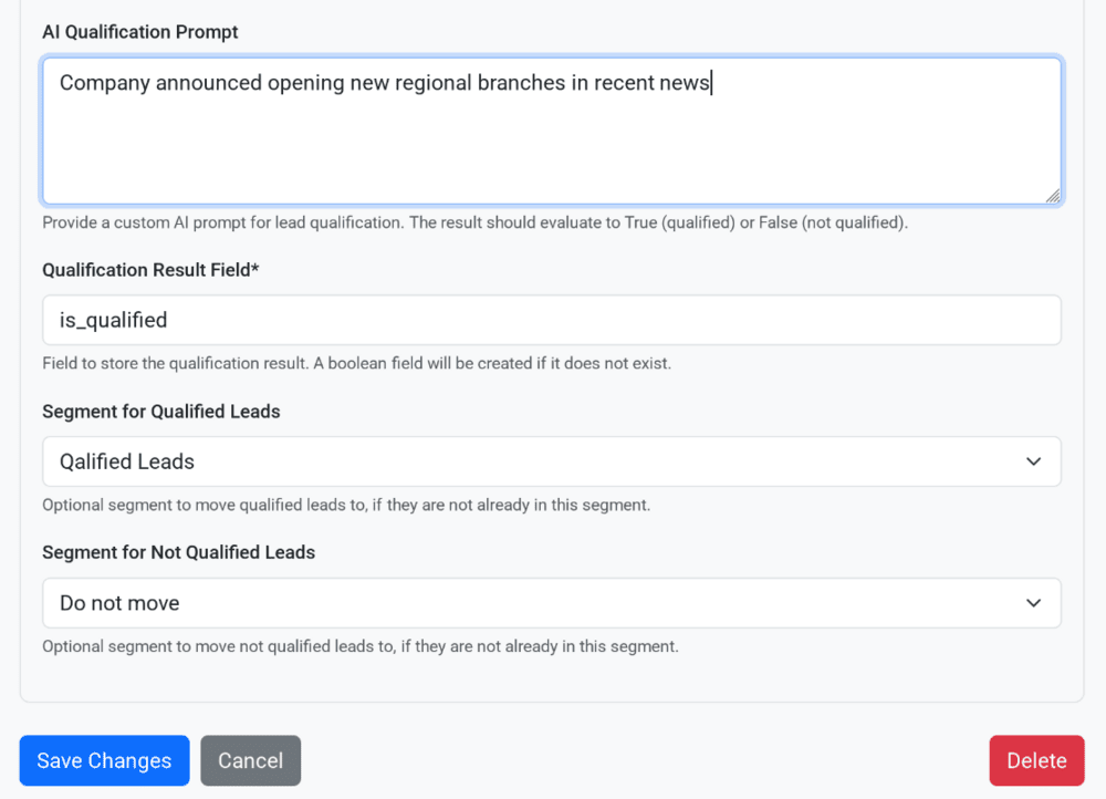 AI-Powered Qualification and Routing