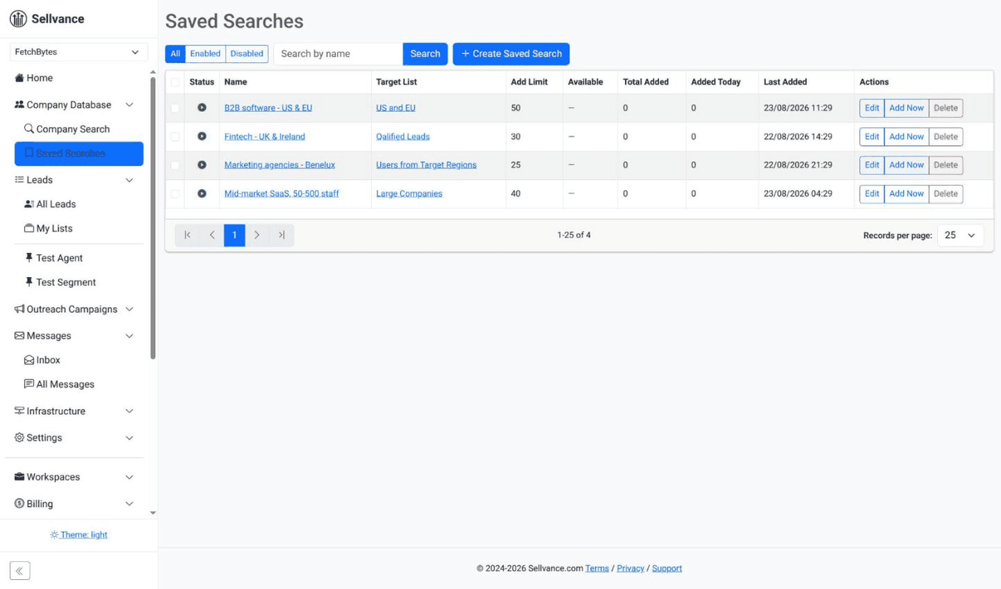 Automated lead discovery