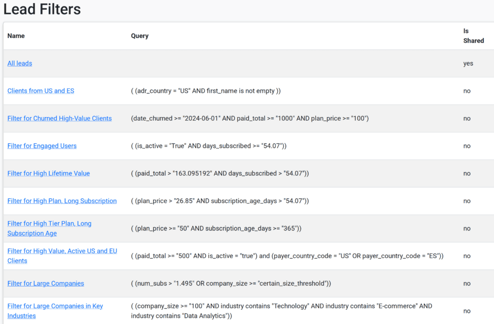 Automated Segmentation